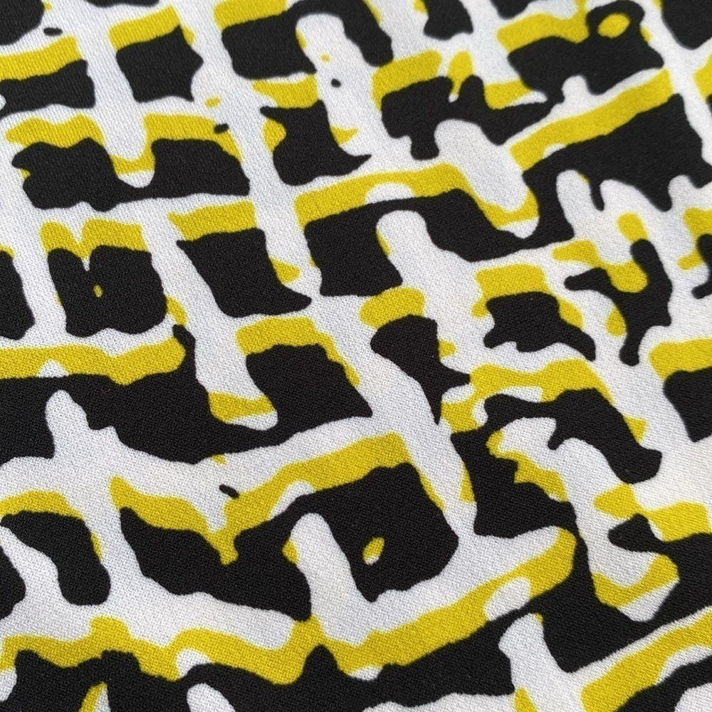 Calvin Klein NWT patterned citron t-shirt dress. - Picture 7 of 12